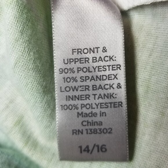 Avenue Tunic Blouse Womens Plus Size 14/16 Pastel Colors Jewels Floral Lined - Picture 7 of 7